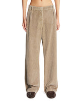Pantaloni Adler In Cotone Verdi | PDP | Antonia