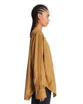 Beige Lula Silk Shirt | PDP | Antonia