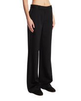 Black Lind Wool Trousers | PDP | Antonia