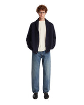 Blue Cashmere and Cotton Cardigan | PDP | Antonia