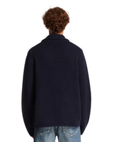 Blue Cashmere and Cotton Cardigan | PDP | Antonia