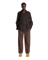 Brown Wool Shirt | PDP | Antonia