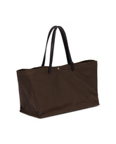 Brown Large Idaho Fabric Bag | PDP | Antonia