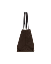 Brown Large Idaho Fabric Bag | PDP | Antonia