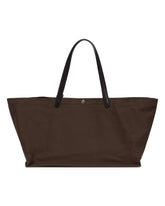 Brown Large Idaho Fabric Bag | PDP | Antonia