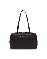 Brown Leather Astra Bowling Bag | PDP | Antonia