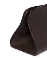 Brown Peggy Leather Clutch | PDP | Antonia