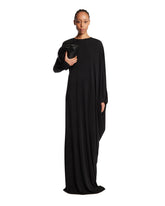 Black Asymmetric Long Dress | PDP | Antonia