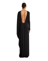 Black Asymmetric Long Dress | PDP | Antonia