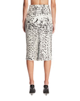 White Jacquard Velvet Skirt | PDP | Antonia
