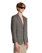 Black Wool and Silk Jacket | PDP | Antonia