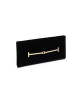 Clutch T-Strap In Suede Nera | PDP | Antonia