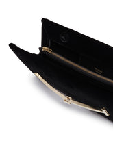Clutch T-Strap In Suede Nera | PDP | Antonia