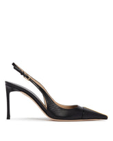 Slingback In Pelle Nere | PDP | Antonia