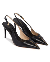 Slingback In Pelle Nere | PDP | Antonia