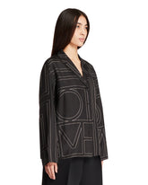 Top Pj Nero Monogram In Seta | PDP | Antonia