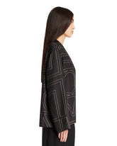 Top Pj Nero Monogram In Seta | PDP | Antonia