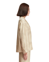 Camicia Monogramma Beige | PDP | Antonia