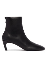 Black Leather Ankle Boots | PDP | Antonia