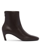 Brown Leather Ankle Boots | PDP | Antonia
