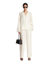 White Monogram Trousers | PDP | Antonia
