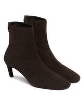 Stivaletti In Suede Marroni | PDP | Antonia
