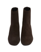 Stivaletti In Suede Marroni | PDP | Antonia