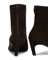 Stivaletti In Suede Marroni | PDP | Antonia