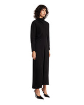 Abito Con Collo A Foulard Nero | PDP | Antonia