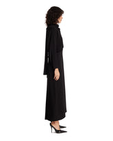 Abito Con Collo A Foulard Nero | PDP | Antonia