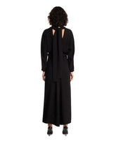 Abito Con Collo A Foulard Nero | PDP | Antonia
