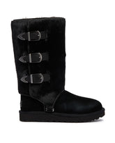 Black Classic Tall Western Boots | PDP | Antonia
