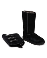 Black Classic Tall Western Boots | PDP | Antonia