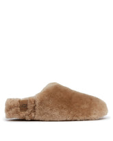 Slippers Fluffed Elea Slip-On Beige | PDP | Antonia