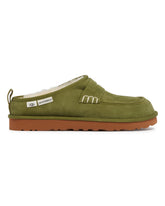 UGG x JW Anderson Green Loafer Mules | PDP | Antonia