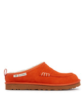 UGG x JW Anderson Orange Loafer Mules | PDP | Antonia