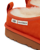 UGG x JW Anderson Orange Loafer Mules | PDP | Antonia