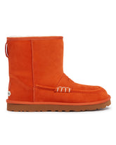 UGG x JW Anderson Orange Loafer Boots | PDP | Antonia