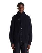 Blue Montana Cashmere-Blend Cardigan | PDP | Antonia