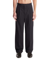 Blue Cotton Tailored Trousers | PDP | Antonia