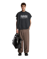 Black Hooligan Muscle Sweatshirt | PDP | Antonia