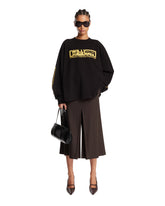 Black Logo Long-Sleeve T-Shirt | PDP | Antonia