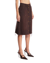 Brown Workwear Skirt | PDP | Antonia