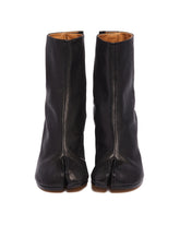 Black Leather Tabi Boots | PDP | Antonia