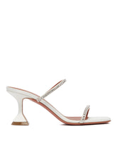 White Gilda 70 Sandals - Amina muaddi donna | PLP | dAgency