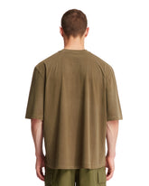 T-Shirt Verde In Cotone | PDP | Antonia