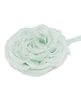 Green Velvet Posy Ribbon Tie | PDP | Antonia