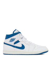 Blue Air Jordan 1 Mid Sneakers | NIKE | All | dAgency
