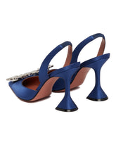 Begum Blue Slingback Pumps | PDP | Antonia