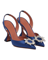 Begum Blue Slingback Pumps | PDP | Antonia
